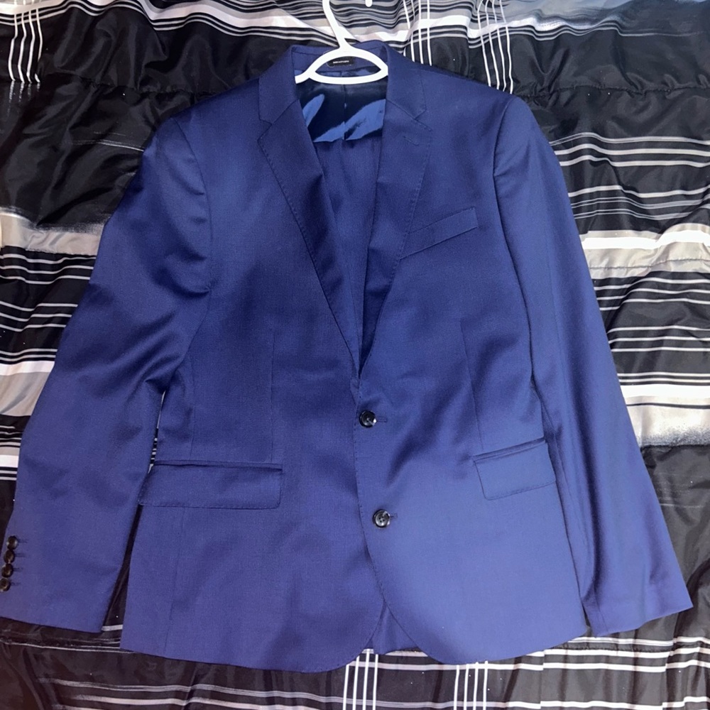 JF J Ferrar Blue Slim Fit Suit Separates